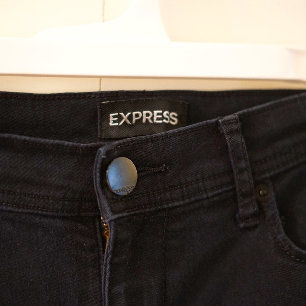 Express Black Skinny  Stretch Jeans